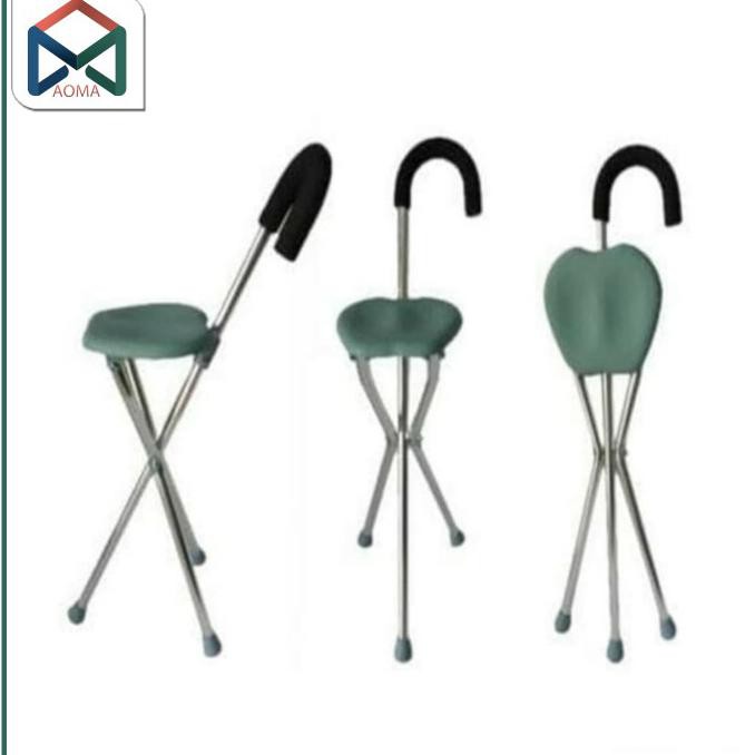 ZK006 TONGKAT DUDUK AVICO/ TONGKAT KURSI LIPAT AVICO/ ALAT BANTU JALAN