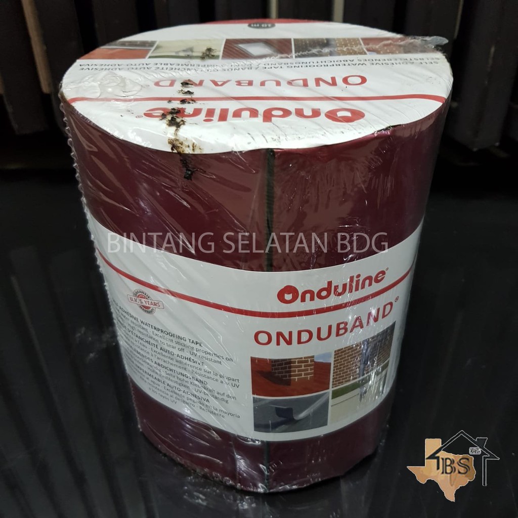 ONDUBAND FLASHING TAPE PEREKAT ANTI BOCOR ONDUBAND MERAH 20X10m ROLL