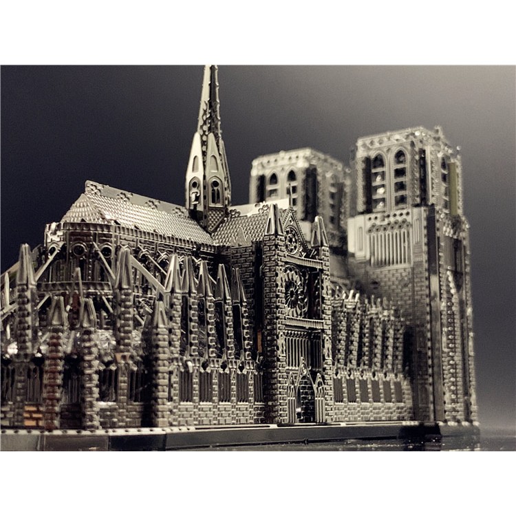 Image of Original Ekslusif Miniatur Puzzle Notre-Dame de Paris Stainless Steel #4