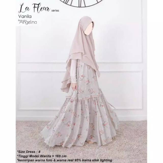 La Fleur Dress Vanilla 2 Atelier Angelina