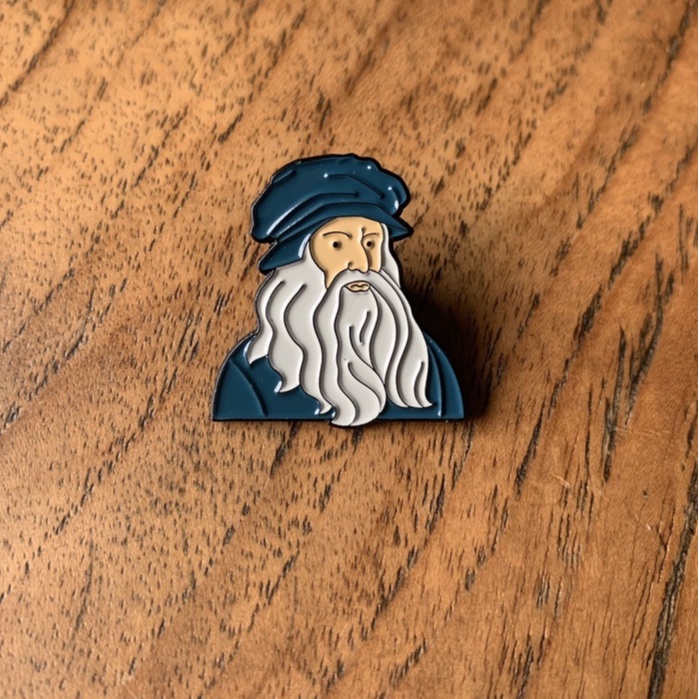 Pin Enamel Leonardo Da Vinci