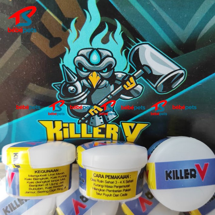 KILLER V KILER V OBAT SALEP KAKI BURUNG KENARI BERJAMUR BULBUL
