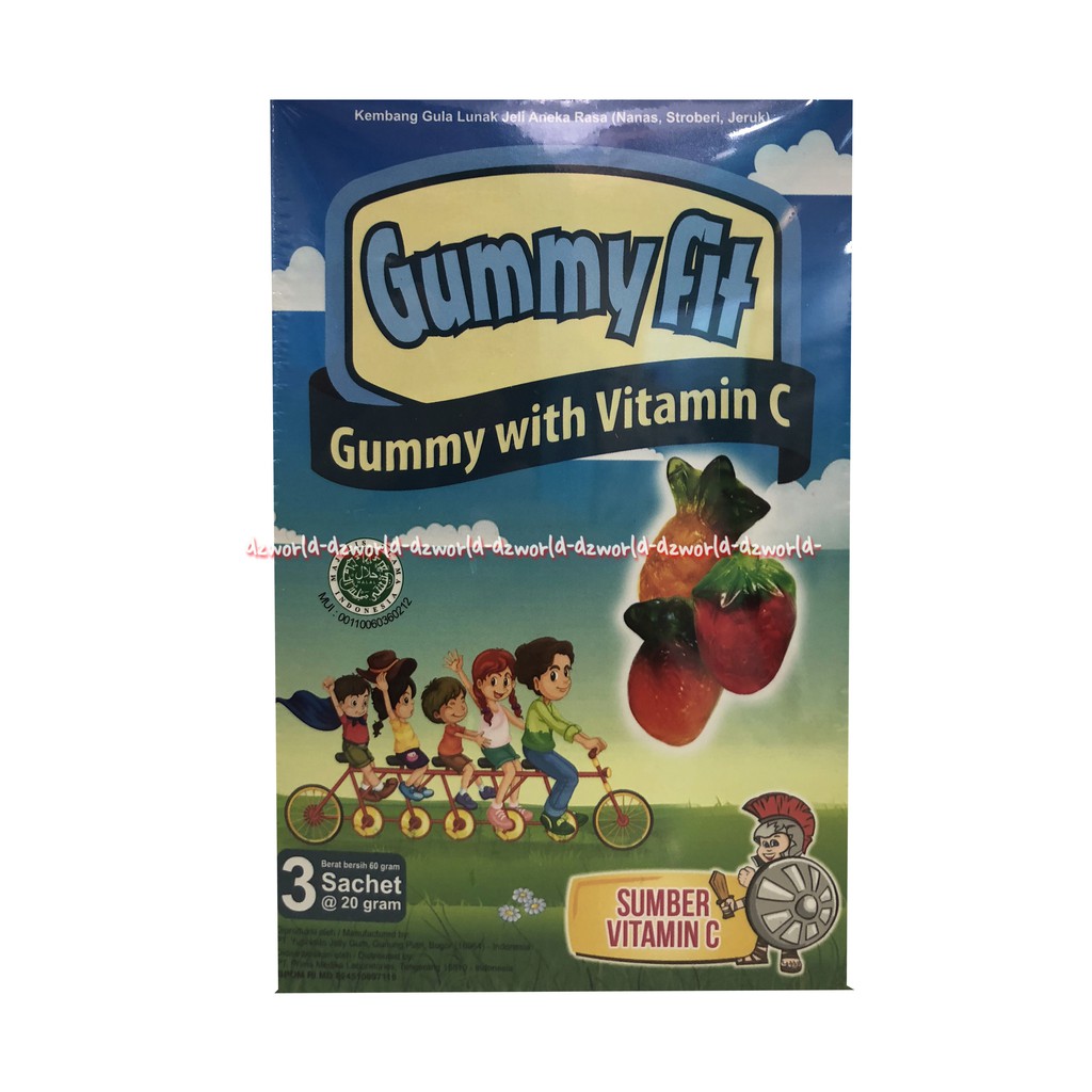 Gummyfit Gummy With Vitamin C Isi 3 Sachets