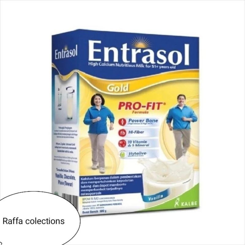 

ENTRASOL Gold PRO-FIT Vanila Box 600g / 600 g