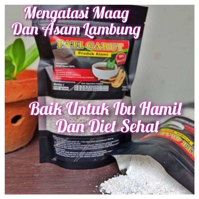 

bubuk premium garut asli tanpa campuran obat asam lambung obat maag kronis/ tepung garut / tepung pati garut / tepung garut / pati garut
