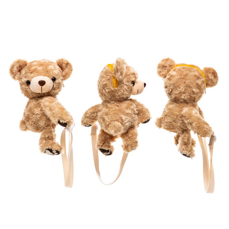 (pb6_shop)as Selempang Boneka teddy bear Sekolah Anak Karakter Zoo Edition/ Tas Ransel Boneka Beruang Lucu Terbaru Kekinian Tas Ransel Wanita Murah/Tas Bahu Fashion