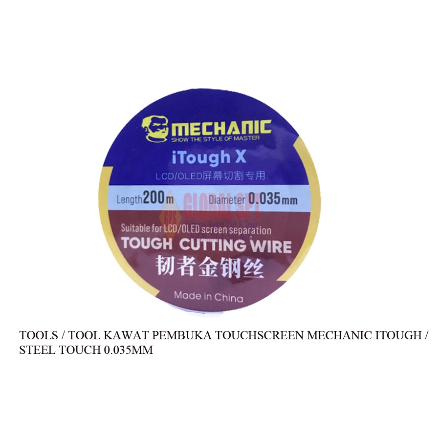 TOOLS / TOOL KAWAT PEMBUKA / PEMISAH 0.035MM TOUCHSCREEN MECHANIC ITOUGH / STEEL TOUCH