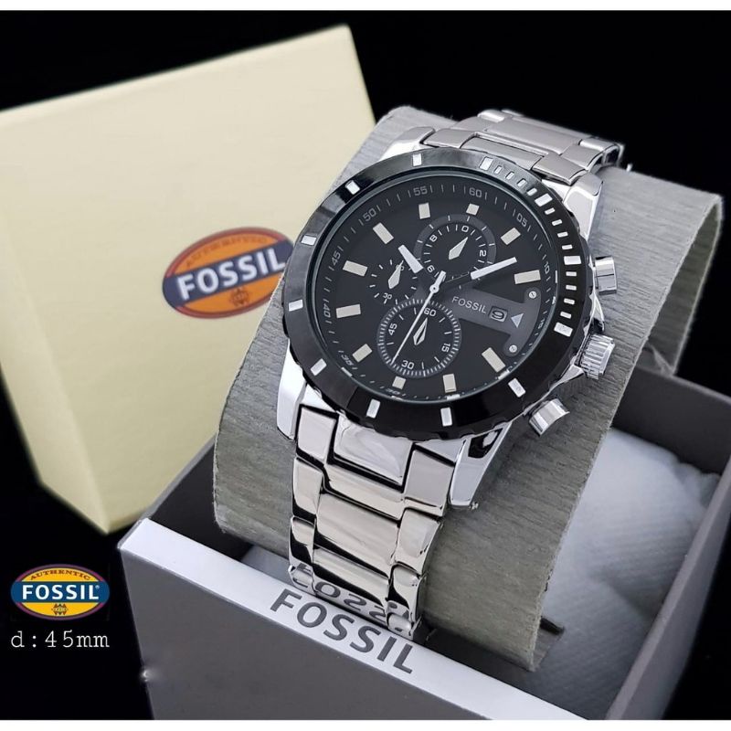 Jam Tangan Pria ES6137 Chrono Variasi Include Exclusieve Box dan Baterai Cadangan