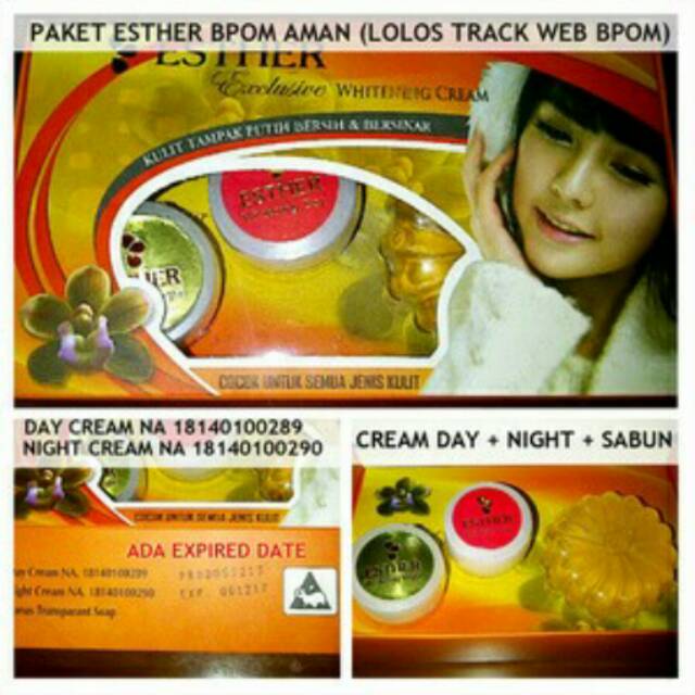 Paket Cream Esther BPOM