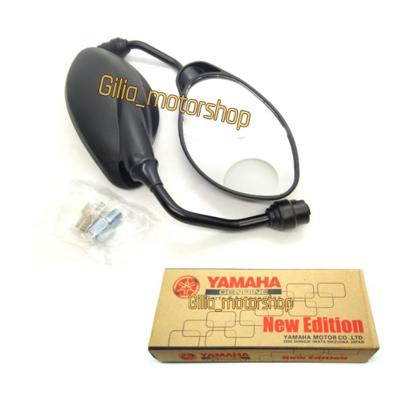 Spion Yamaha X1 Mirror Putih datar Universal Motor Drat Honda yamah