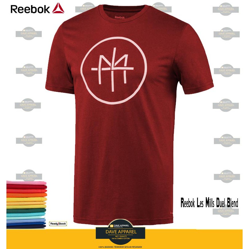 tshirt / kaos reebok les mills