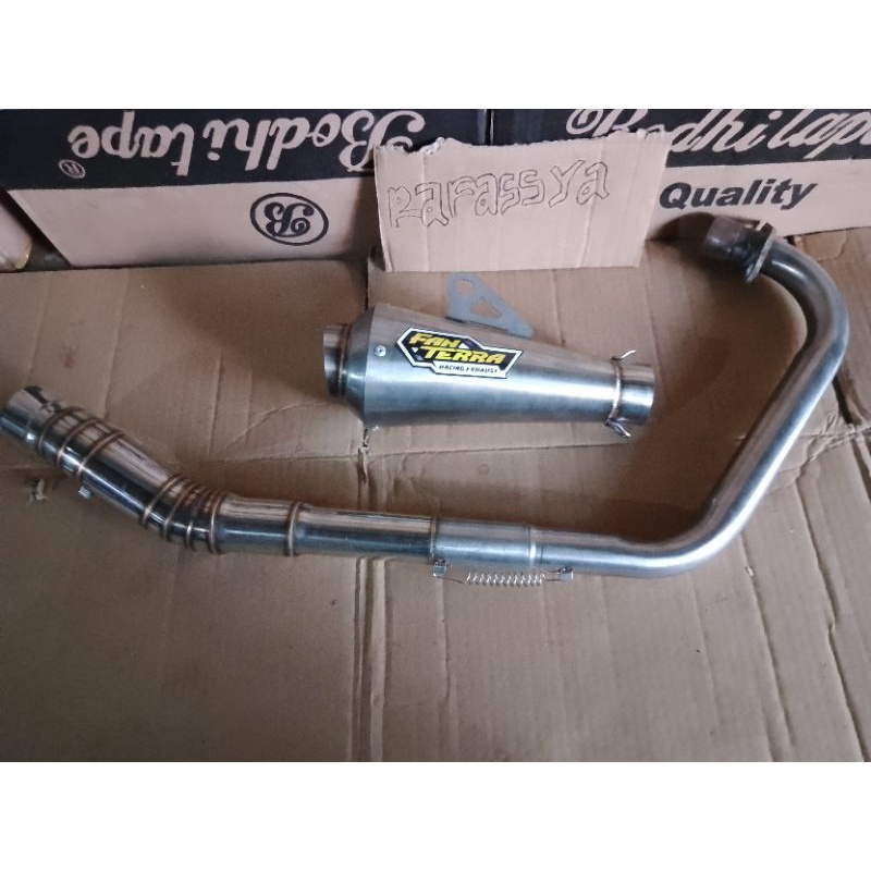 knalpot fanterra buat motor Vixion Satria Fu Sonic Verza Tiger dll
