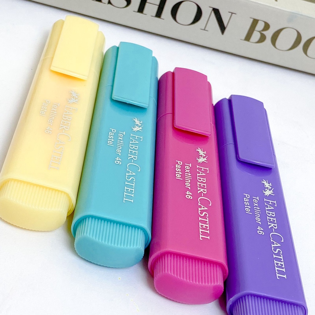 

Highlighter Faber-Castell Textliner 46 Pastel Highlighter ORIGINAL Stabilo Textmarker Warna Soft Unik alat tulis kantor by BINTANG GROSIR 8888