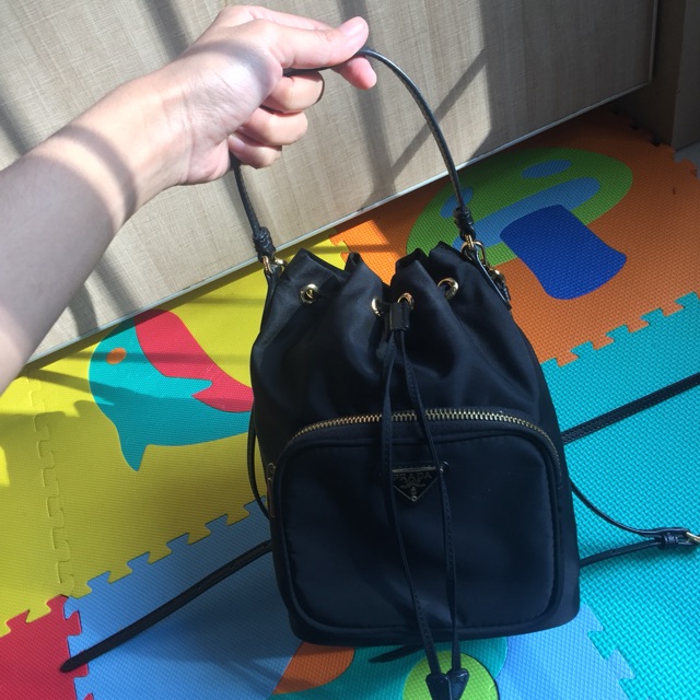 Preloved PRADA Nylon Bucket Bag SUPERMIRROR QUALITY 1:1