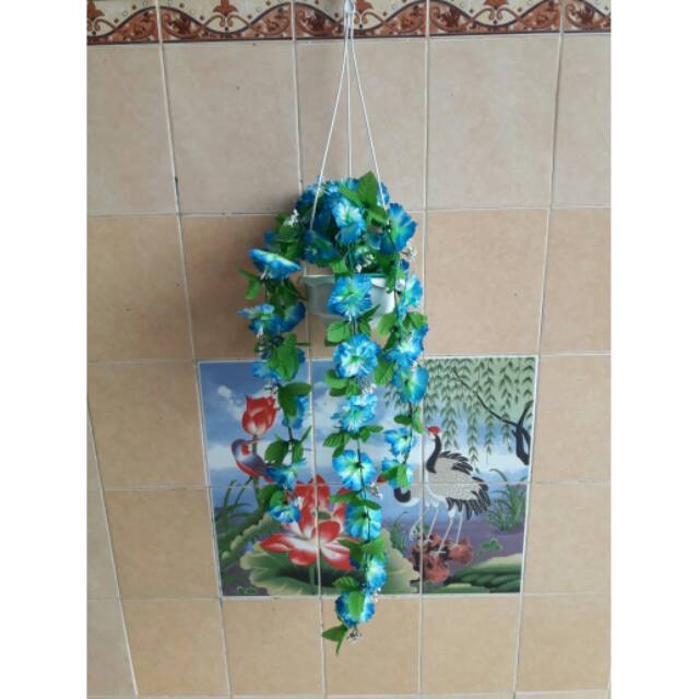 Bunga hias- bunga artificial gantung hrg GROSIR