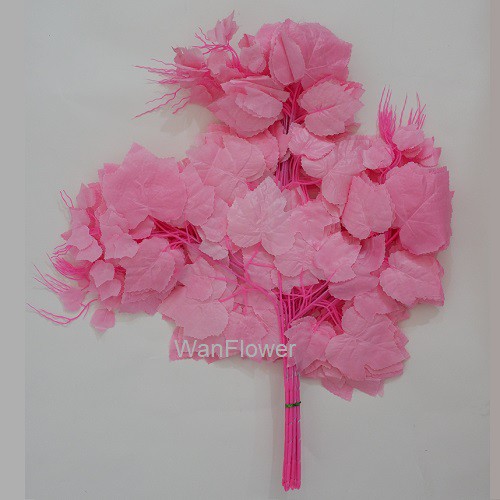 WANFlower Daun Anggur * PINK (perLusin)