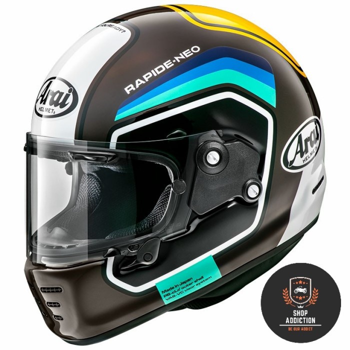 ARAI NEO NUMBER BROWN | ORIGINAL ARAI | HELM FULL FACE | SNI