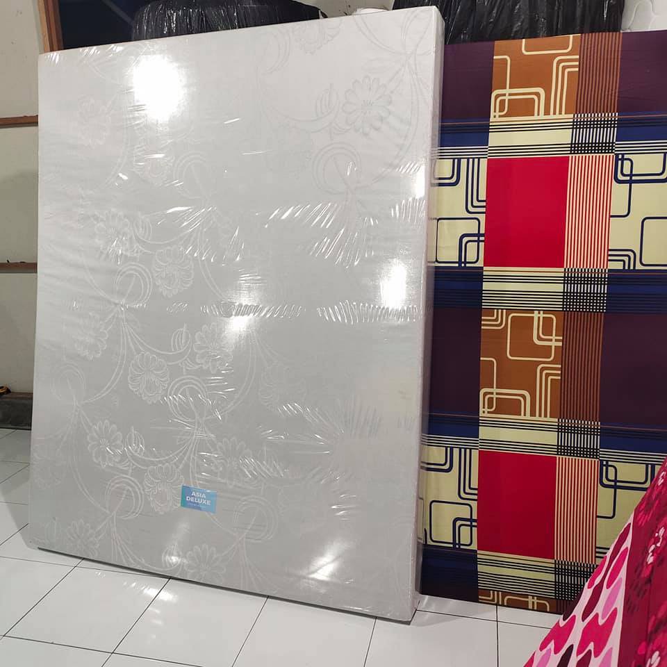 Kasur Busa Anti Kempes AsiaDeluxe Belgie Polos Putih No 2 Kasur Busa Anti Kempes AsiaDeluxe Belgie Polos Putih No 2