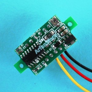 0-99.9V DC Mini Voltmeter Digital Volt Meter Display Merah 3 Kabel