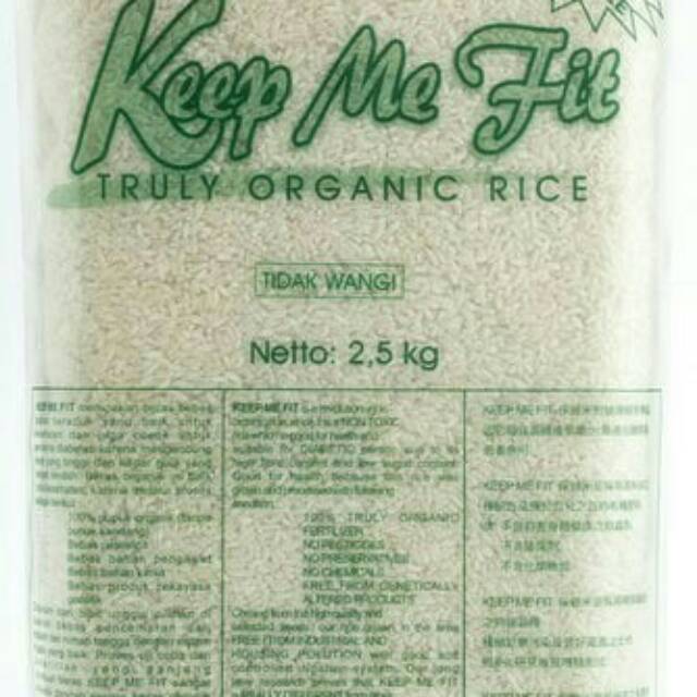 

Beras Organik Keep Me Fit Free Gula bagus unk Penderita Diabetes
