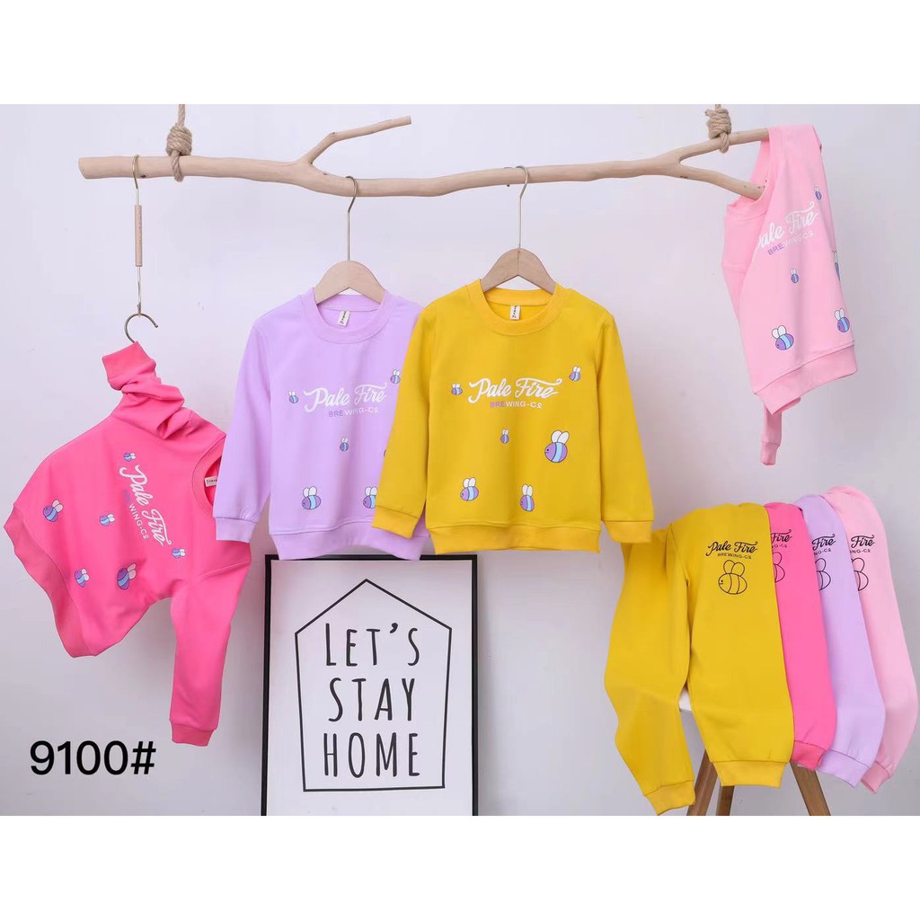 Stelan Anak Perempuan Import Usia  1 - 2 Tahun Batita | Sweater Setelan Anak Cewek | Baju Switer Stelan Anak Perempuan Import 1 - 2 Tahun