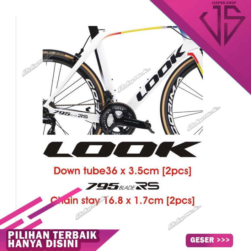 cutting sticker ROAD BIKE LOOK 795 stiker sepeda