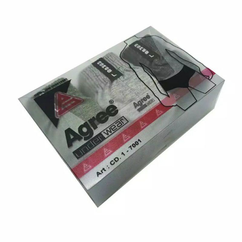 3 Pcs CD Mini Agree Cowok / Celana Dalam Sempak Pria Dewasa Karet Kerut Agree art.7001 COD Aneka