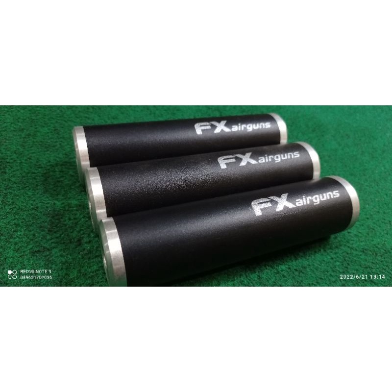 perdam silincer OD 38 panjang 15cm uklik/pcp senyap