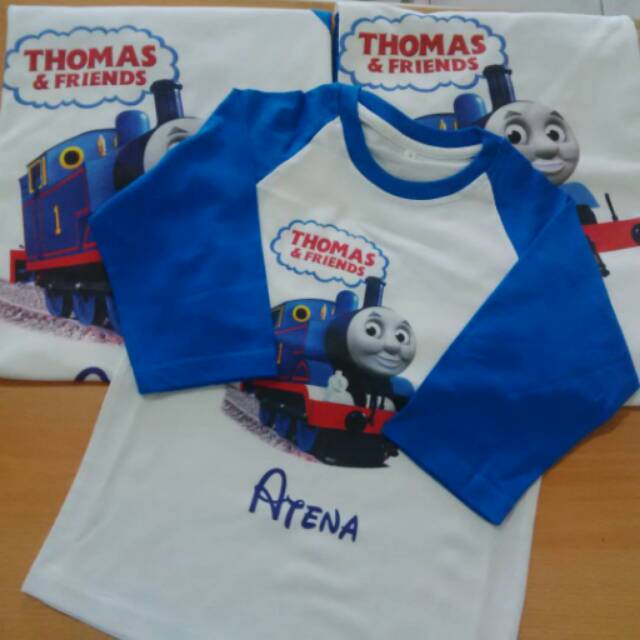 kaos Thomas and friends couple family ultah
