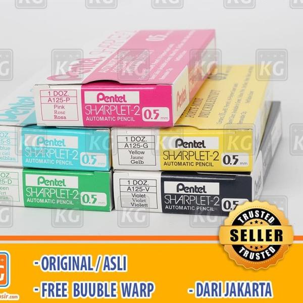 

♣ Pensil Mekanik Pentel A125 / pentel mechanical pencil sharplet 2 0,5 - Ungu ✦