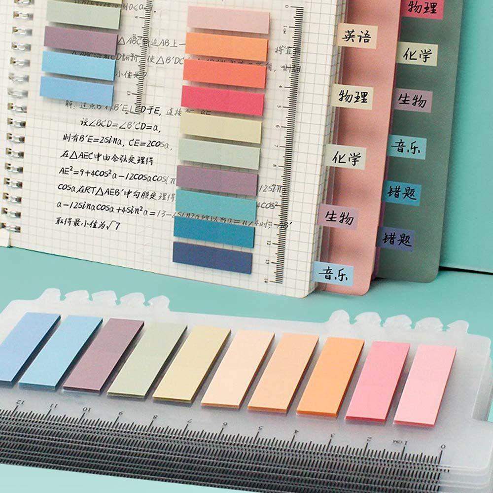 [Elegan] Longgar Indeks Daun Portabel Perekat Diri Sticky Label Perlengkapan Kantor Sekolah Bookmark Penanda Alat Tulis Notepad