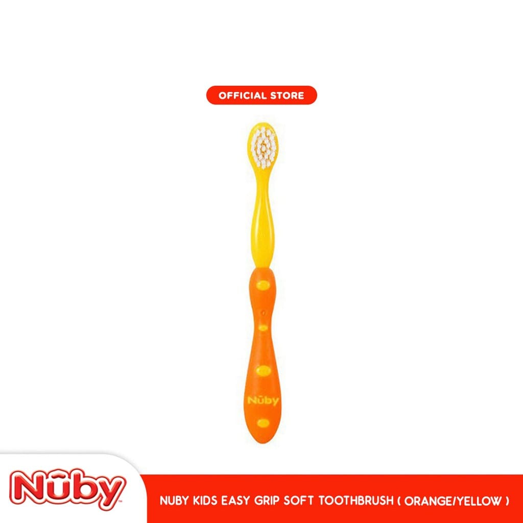Nuby Toothbrush With Bristles - Sikat Gigi Anak (112402) (WARNA RANDOM)