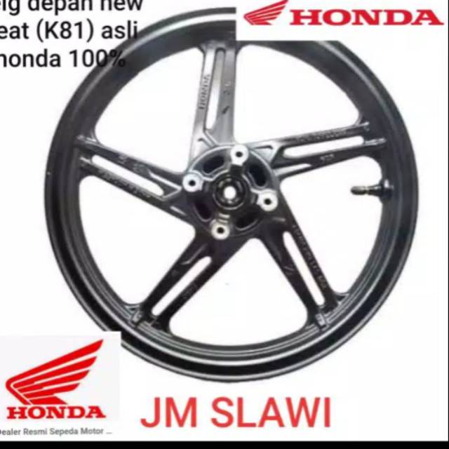 Velg depan motor new beat kode k81 ori Honda