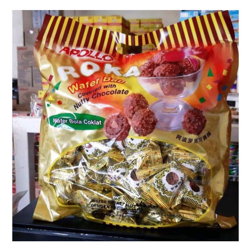 Roka Wafer ball coklat