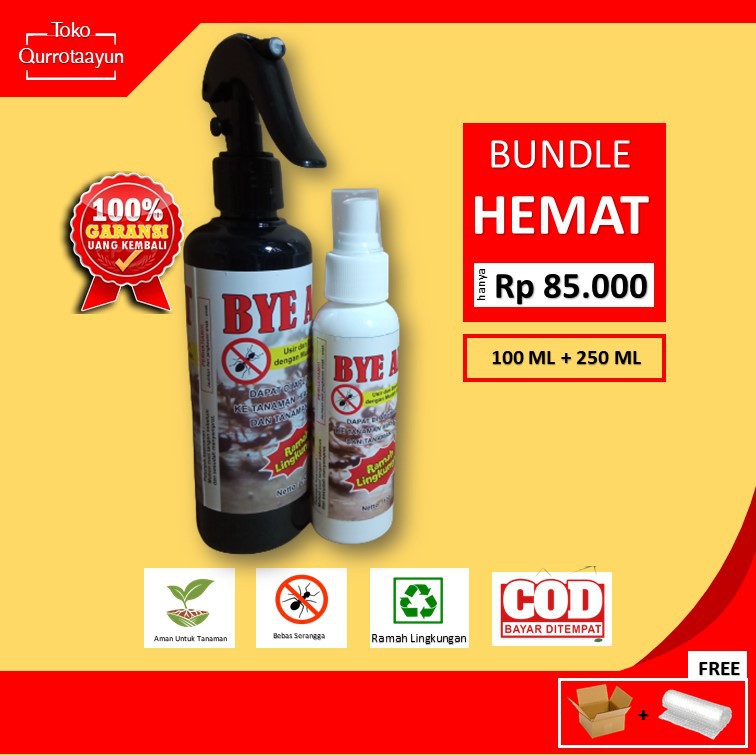 BUNDLING HEMAT 250 ML DAN 100ML RACUN OBAT SEMUT PALING AMPUH UNTUK AREA RUMAH SERTA TANAMAN HIAS