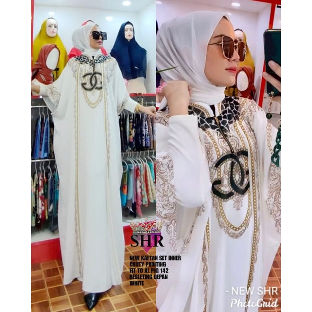 ready Maxi dress SHR ORI bhn ceruty printing