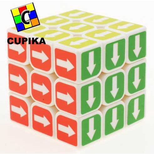 Rubik Z-Cube 3x3 Tanda Panah Z Cube viral unik yongjun 3x3x3 meilong