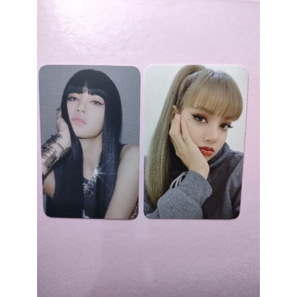 Photocard Lisa benefit ktown album lalisa jennie butterfly