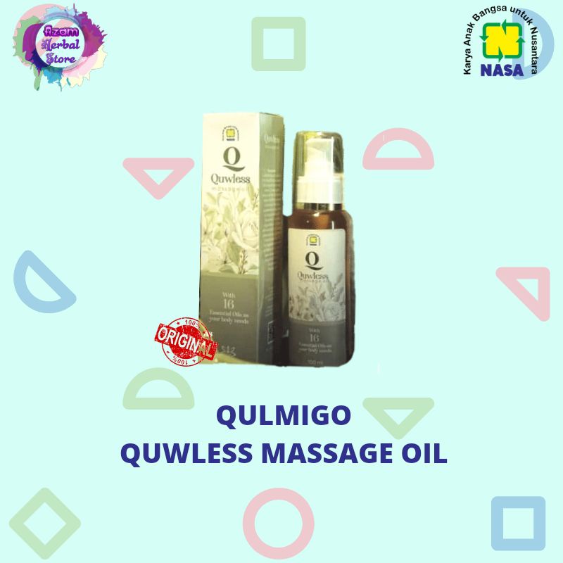 QULMIGO//QUWLESS MASSAGE OIL//MINYAK PIJAT