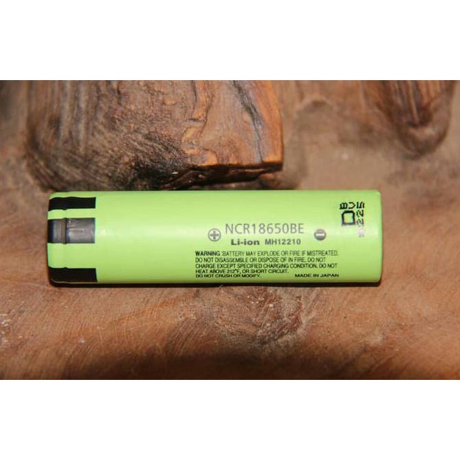 Bagus Baterai Lion 3,7 Volt Original Panasonic Ncr18650Be 3200Mah Bagus