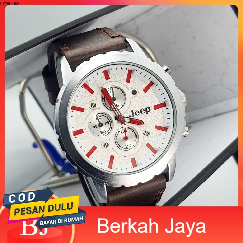 jam tangan chrono aktif jeep 9018 tanggal aktif