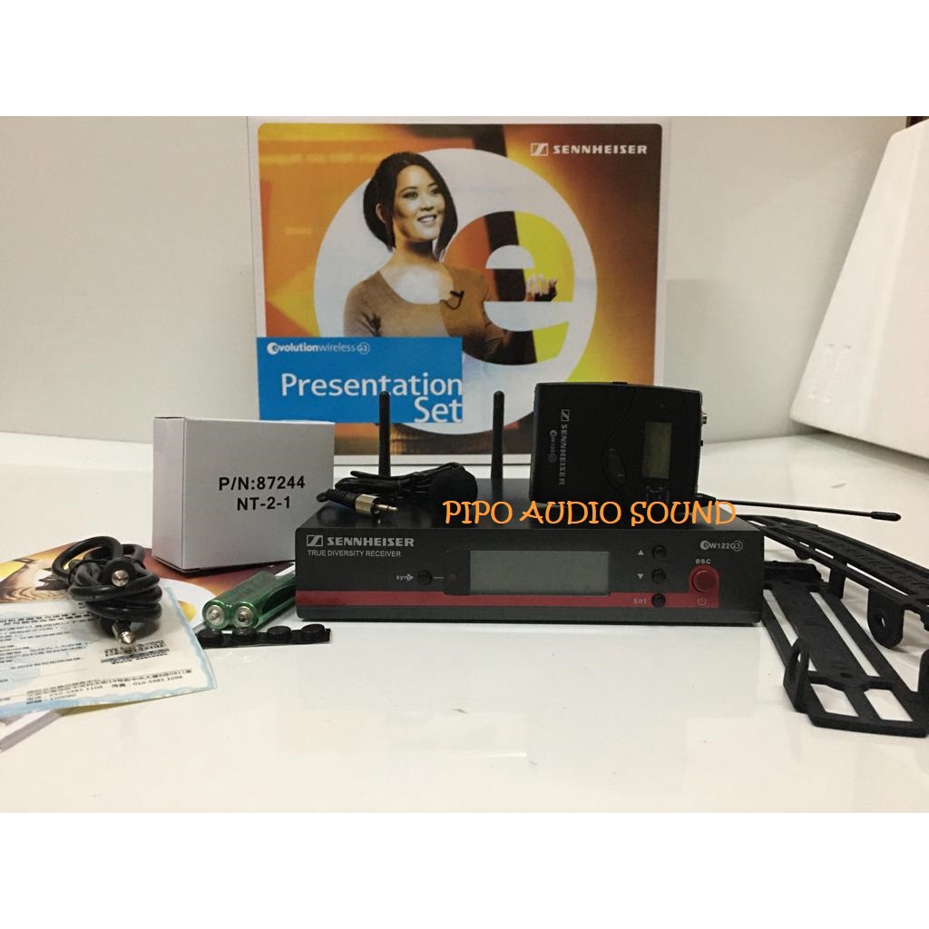 Mic wireless SENNHEISER EW 122G3/ EW122G3 clip on/EW 122G3