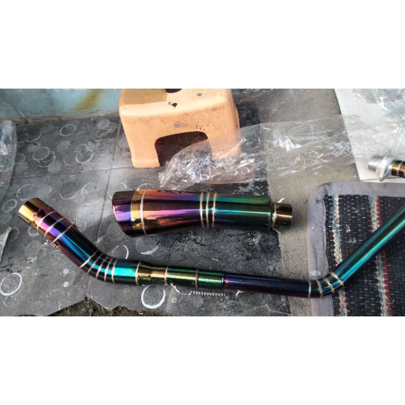 knalpot R9+leheran r15