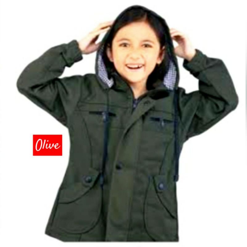 SUN-FAIZAH Jaket Anak Parka Unisex Premium Kids JA001