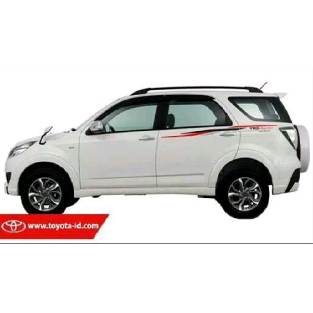 Stiker Striping Mobil Rush Terios Trd Sportivo Ultimo Toyota Shopee Indonesia