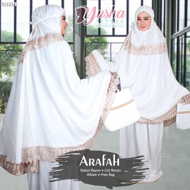 ZS ARAFAH MUKENA DEWASA BY YUSHA ILYASA