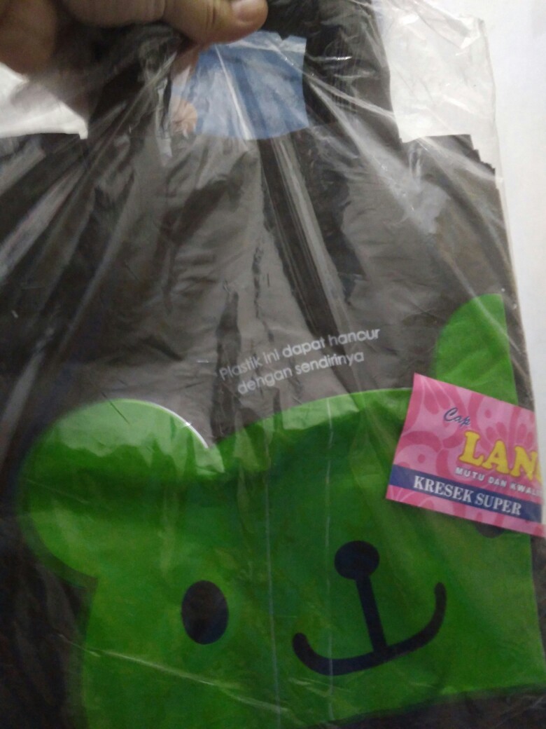 Kantong Plastik Teddy Bear Softhandle Ukuran 23 [ 1pack]