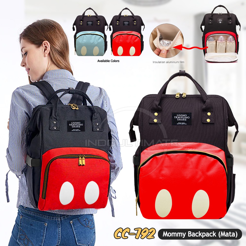 Mommy Bag CC-792 / CC-793 Tas Bayi Ransel Besar Tas Popok Bayi Baby Kecil Tas Botol Susu