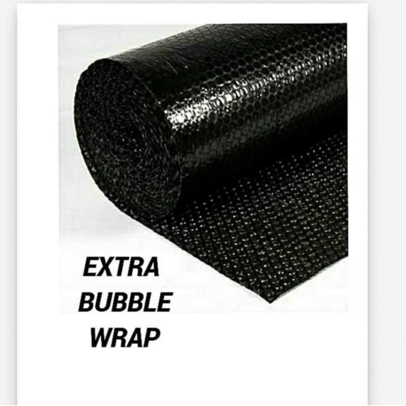 [TIDAK DIJUAL TERPISAH] Ekstra Packing Bubble Wrap [BLACK ONLY] - Ukuran sesuai produk