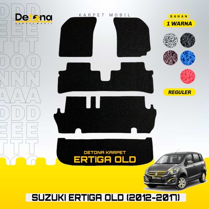 Karpet Mobil Mie Suzuki ERTIGA LAMA 2012-2017 / Karpet Mie Mobil Suzuki ERTIGA LAMA 2012-2017 ALL TY